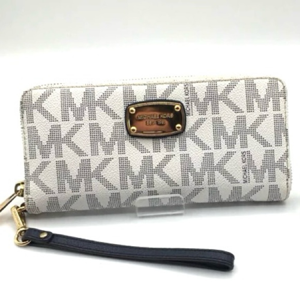 NWT Michael Kors Jet Set Travel Continental Wallet Wristlet